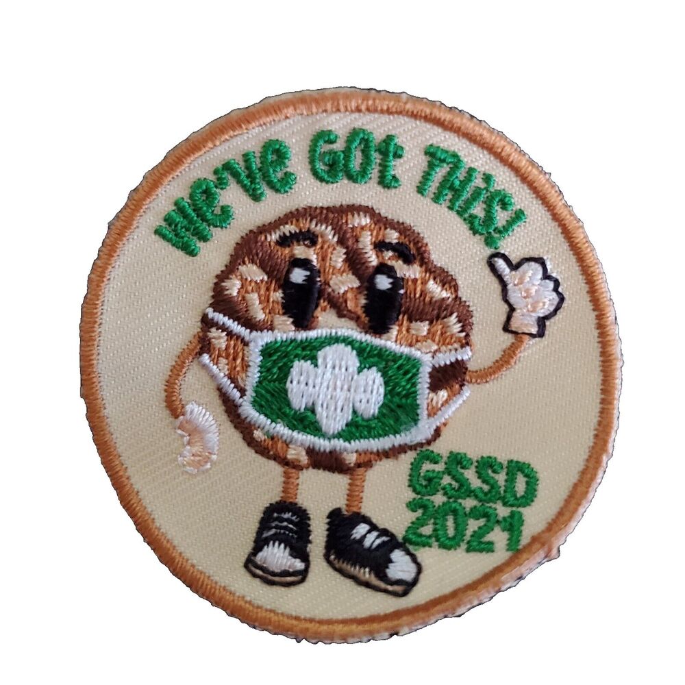 We've Got This! Cookies 2021  Girl Scout  GSSD Badge Iron On Patch 2 Inch